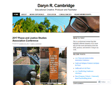 Tablet Screenshot of daryncambridge.com